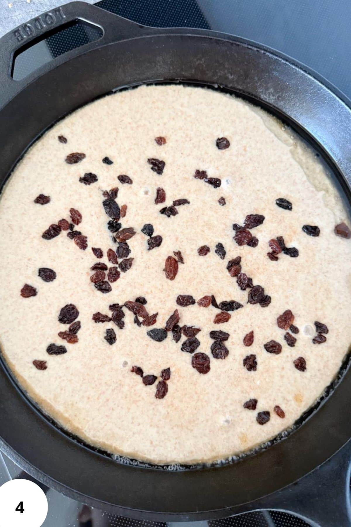 High-quality pancake batter with dried berries, fresh milled flour for healthy breakfast recipes.