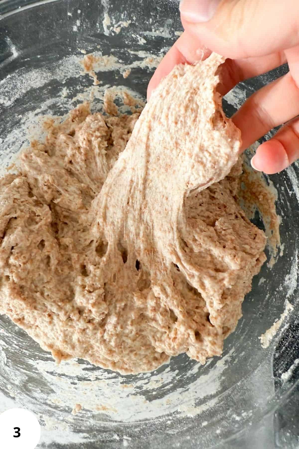 Fresh milled grains used for healthy, homemade bread recipes.