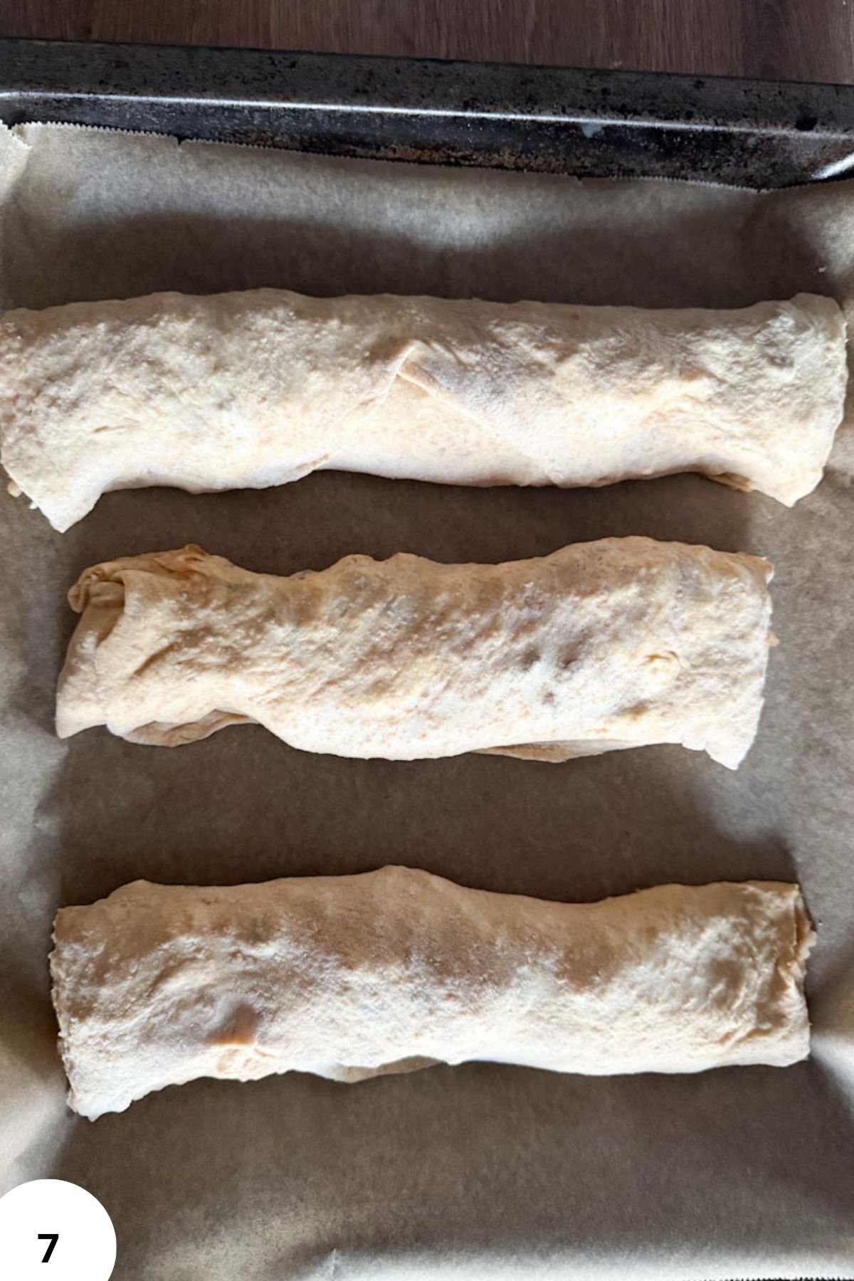 Delicious homemade pastries made from freshly milled flour, ready for baking in a warm oven.
