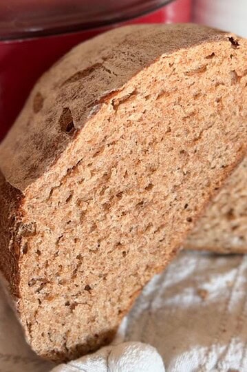 Artisan whole grain bread made with fresh milled flour. Perfect for healthy baking and nutritious recipes.