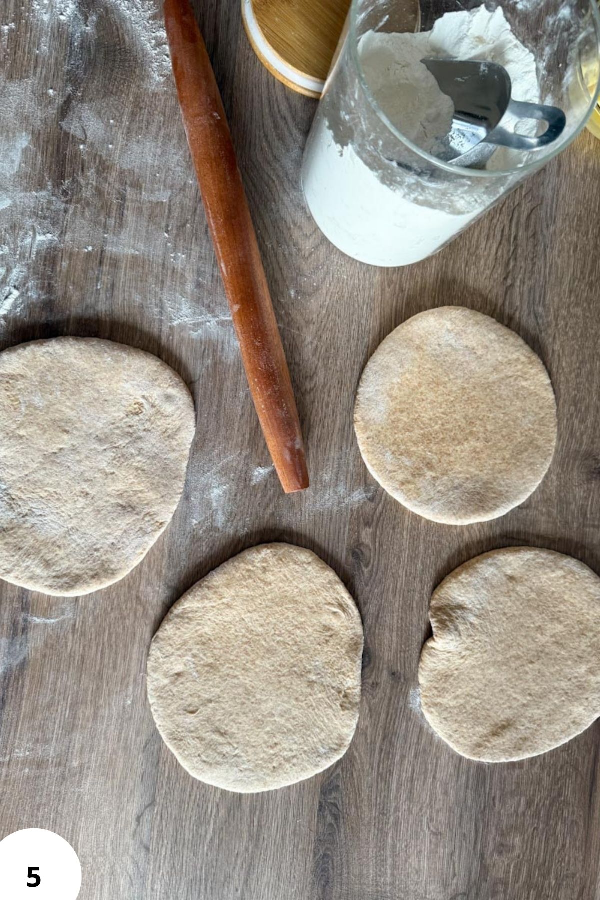 Fresh milled whole wheat flour for healthy baking and artisan bread.