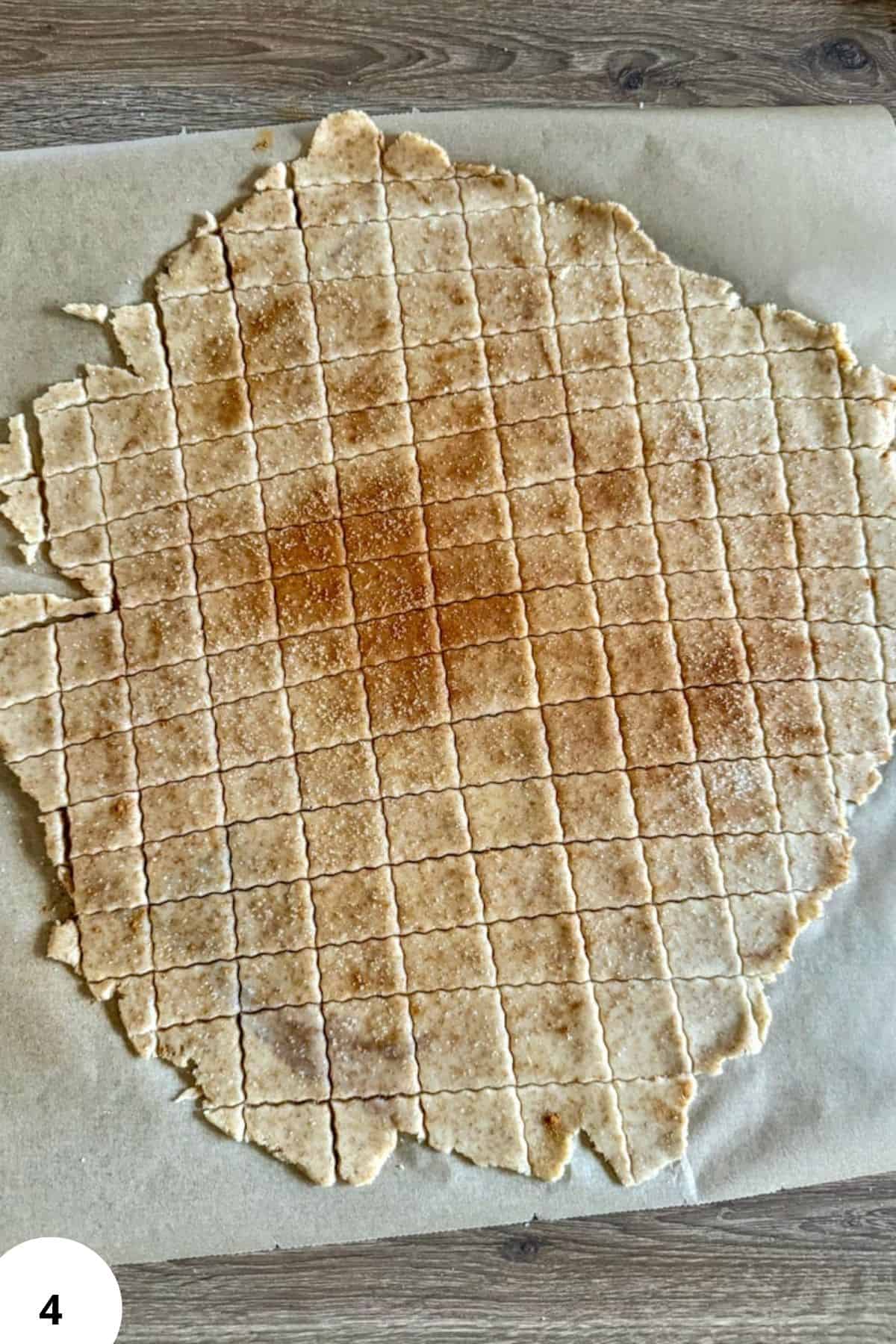 Crunchy homemade cinnamon cereal prepared from scratch for a fresh breakfast treat.