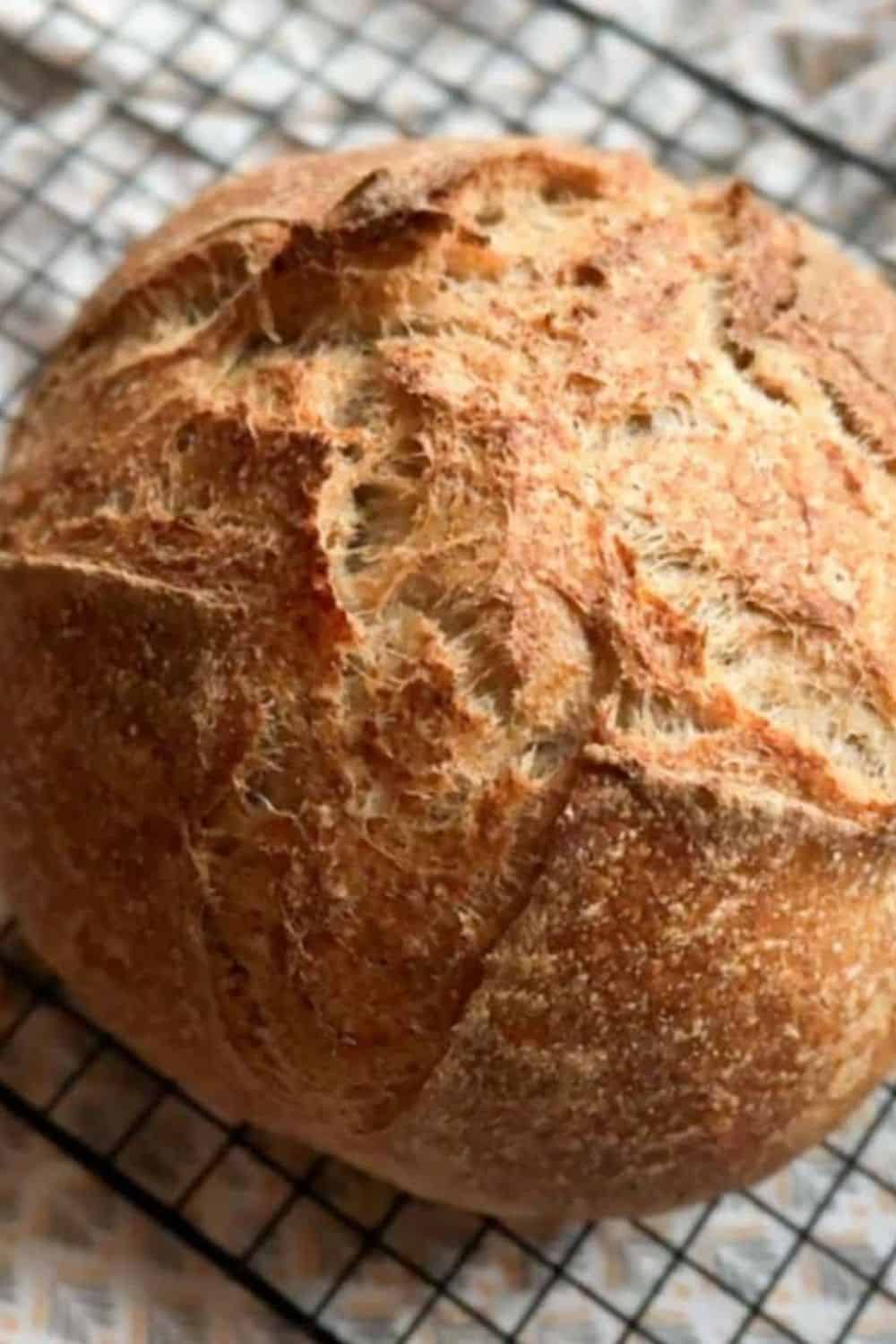 Sourdough bread made with fresh milled flour, crusty and flavorful. Perfect for homemade bread lover.