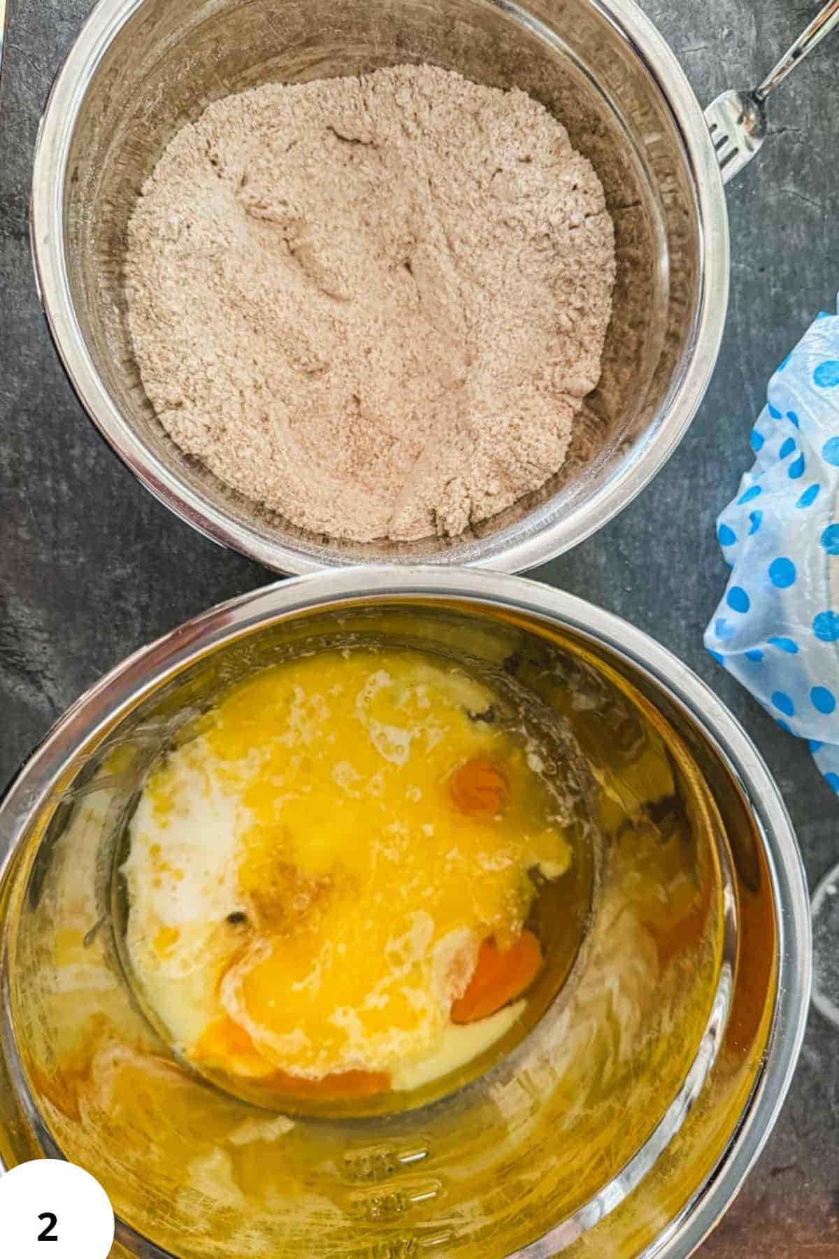 Fresh Milled Flour for Cherry Chocolate Cake.