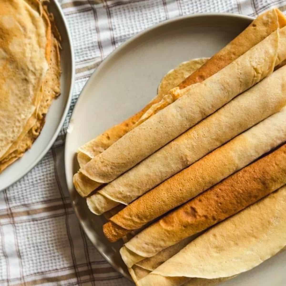 Delicious homemade palatschinken made with fresh milled flour, perfect for breakfast or dessert.