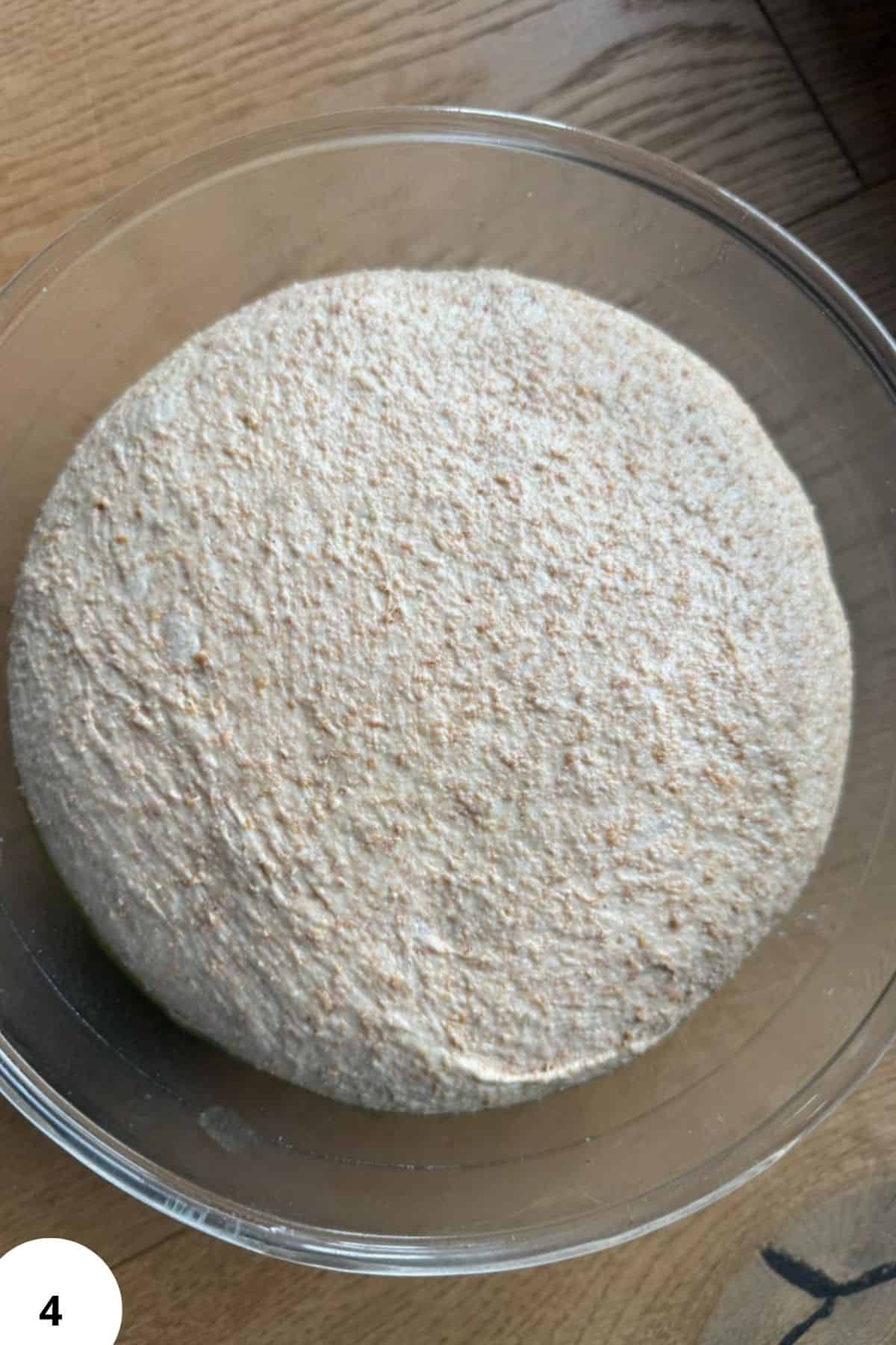 Fresh milled sourdough bread flour for homemade baking.