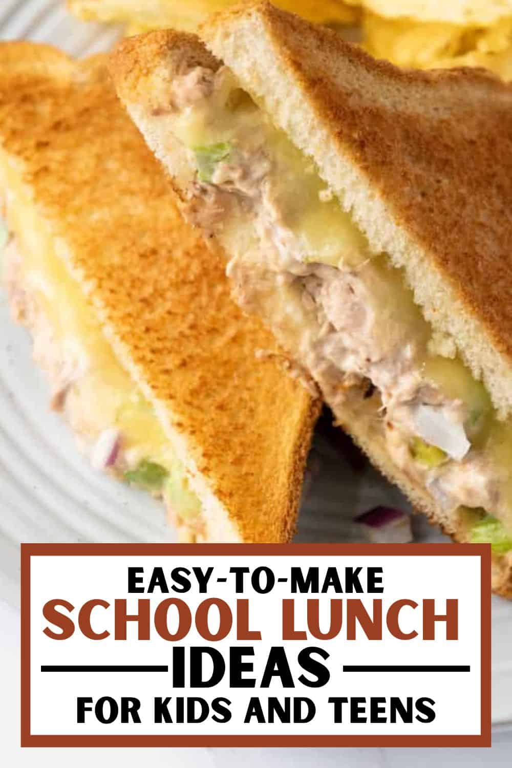 Easy-to-make school lunch sandwich with fresh ingredients for kids and teens.