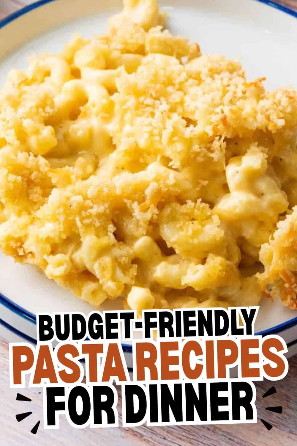Easy budget pasta dish with creamy cheese sauce, perfect for quick dinner meals.