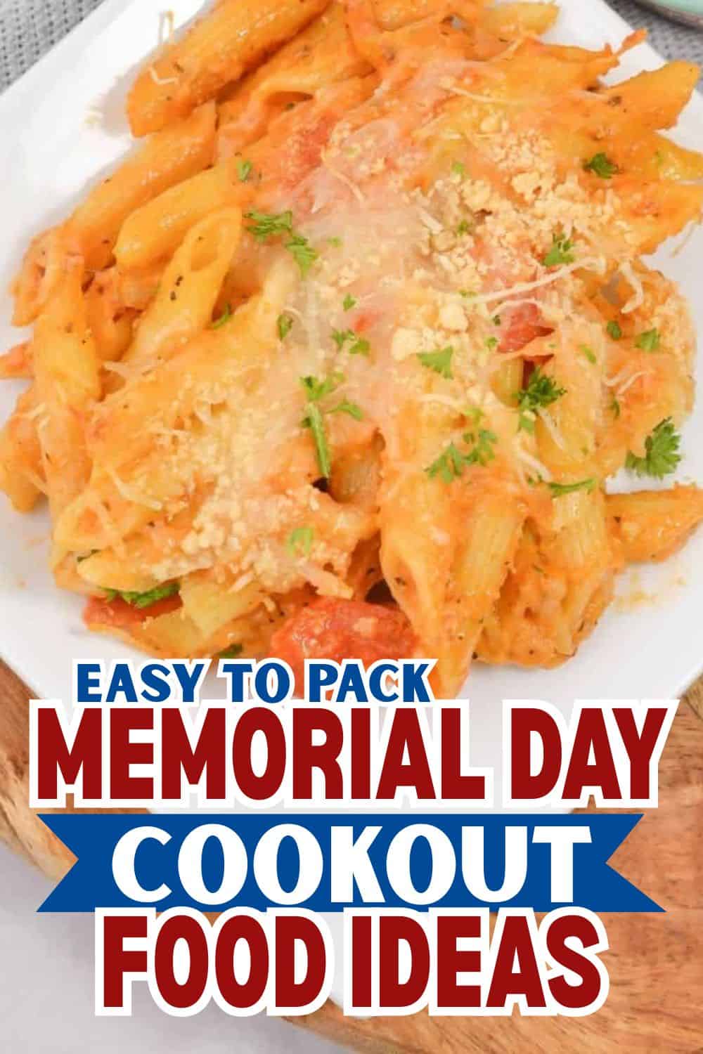 Delicious pasta bake with fresh milled ingredients, perfect for Memorial Day cookouts.