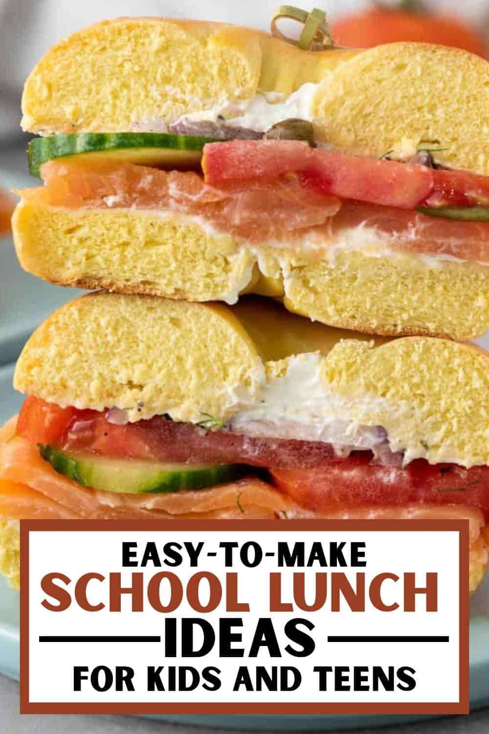 Easy-to-make school lunch ideas for kids and teens with fresh milled ingredients.